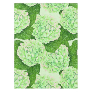 Nappe Motif d'aquarelle Hydrangea