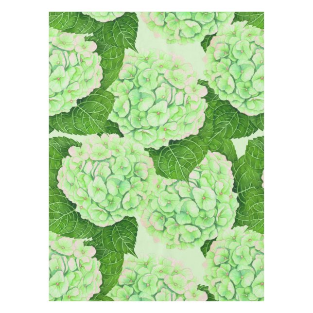 Nappe Motif d'aquarelle Hydrangea (Devant)