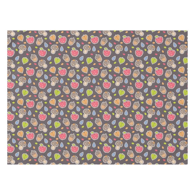 Nappe motif d'automne (Devant (Horizontal))