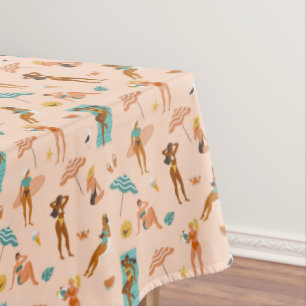 Nappe Motif de bains de soleil de plage