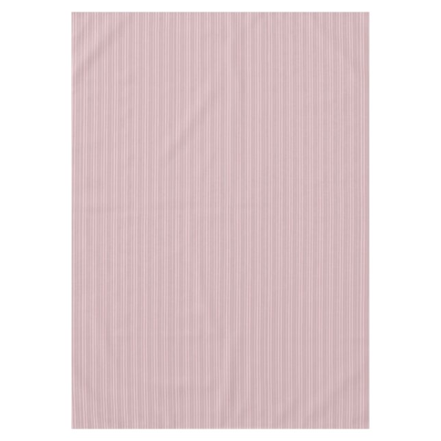 Nappe Motif de bandes verticales roses douces (Devant)