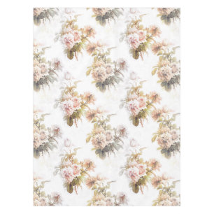 Nappe Motif de bouquet rose rose douce à l'ancienne