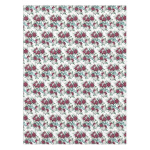 Motif de bouquet rouge et blanc Poinsettia