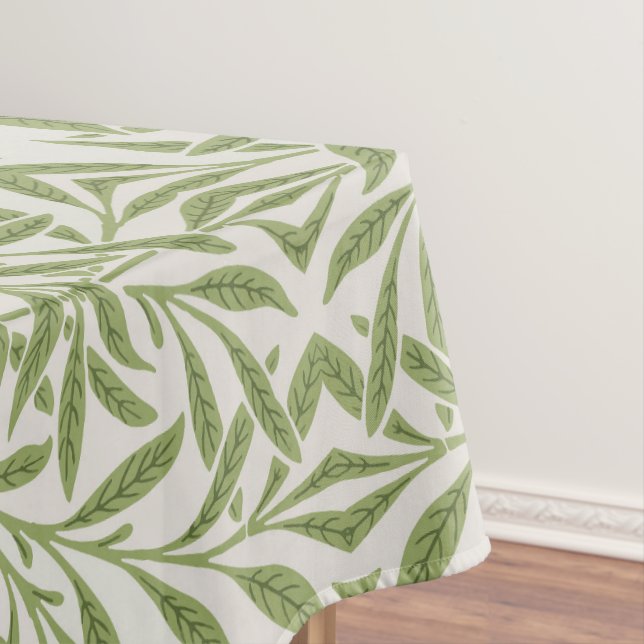 Nappe Motif de branches feuillues vertes  (In Situ)