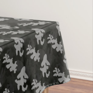 Nappe Motif de camouflage noir
