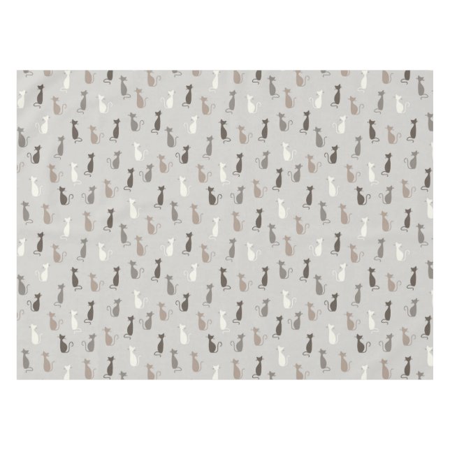Nappe Motif de chats (Devant (Horizontal))
