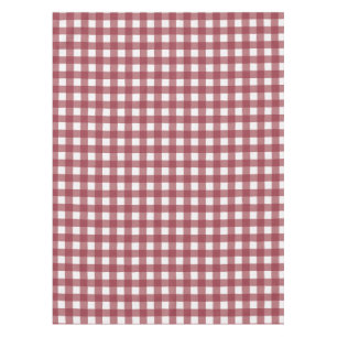 Nappe Motif de chèques rouges et blancs