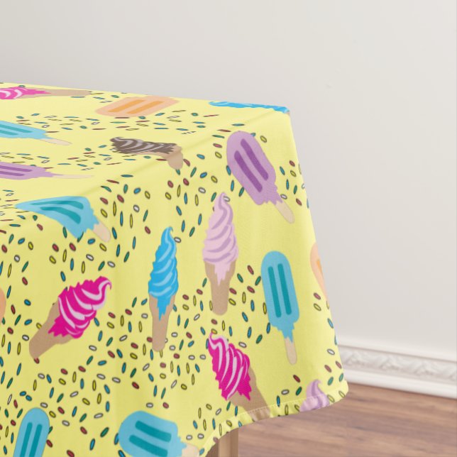 Nappe Motif de crème glacée d'été coloré (In Situ)