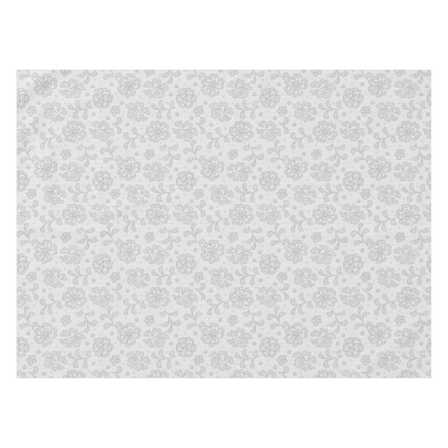 Nappe Motif de dentelle, cru 1 de fleur (Devant (Horizontal))