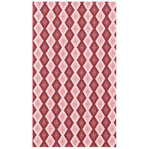 Nappe Motif de diamants rouges