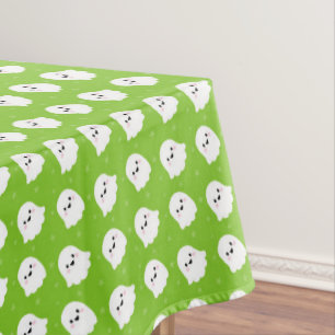 Nappe Motif de fantôme vert mignon - Création Halloween