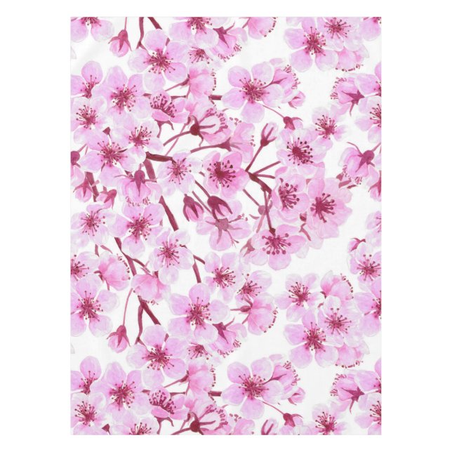 Nappe Motif de fleurs de cerisiers (Devant)