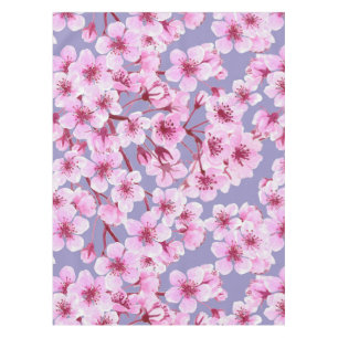 Nappe Motif de fleurs de cerisiers