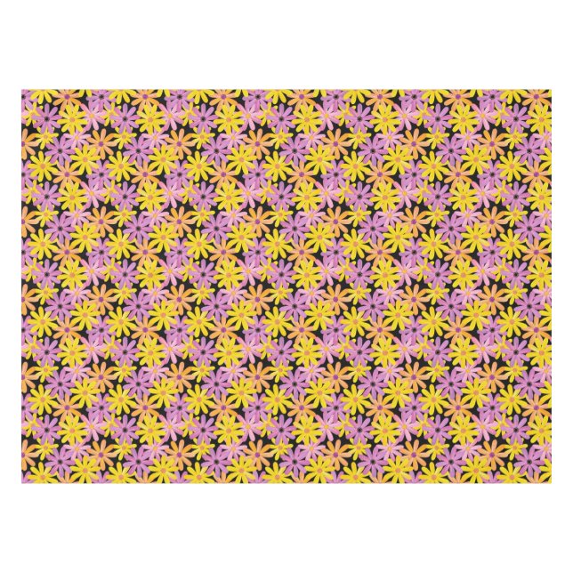 Nappe Motif de fleurs de Gerbera, arrière - plan (Devant (Horizontal))