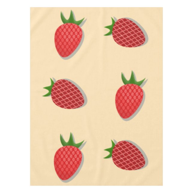 Nappe Motif de fraises pour les fruits à l'été bonnes vi (Devant)