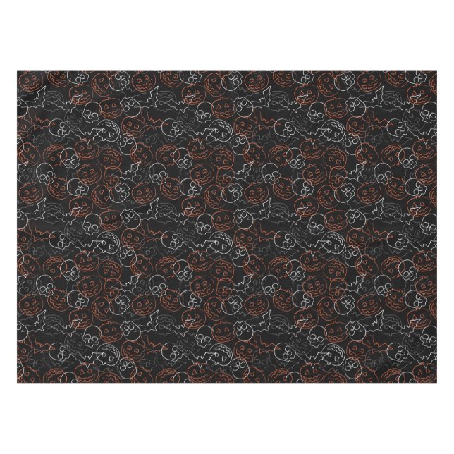 Nappe Motif de Halloween (Devant (Horizontal))