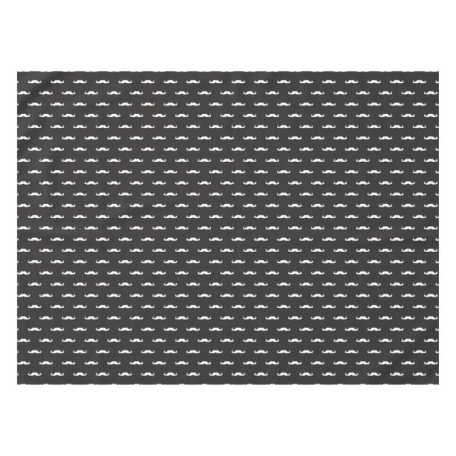 Nappe Motif de hippie de moustache (Devant (Horizontal))