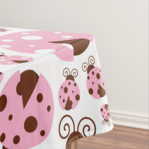 Nappe Motif De Ladybugs, Mignons Ladybugs, Pink Ladybugs