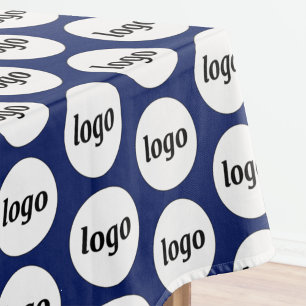 Nappe Motif de logo Entreprise Marque Bleu marine