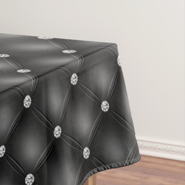 Nappe Motif de luxe en Diamant Noir Tufted (In Situ)