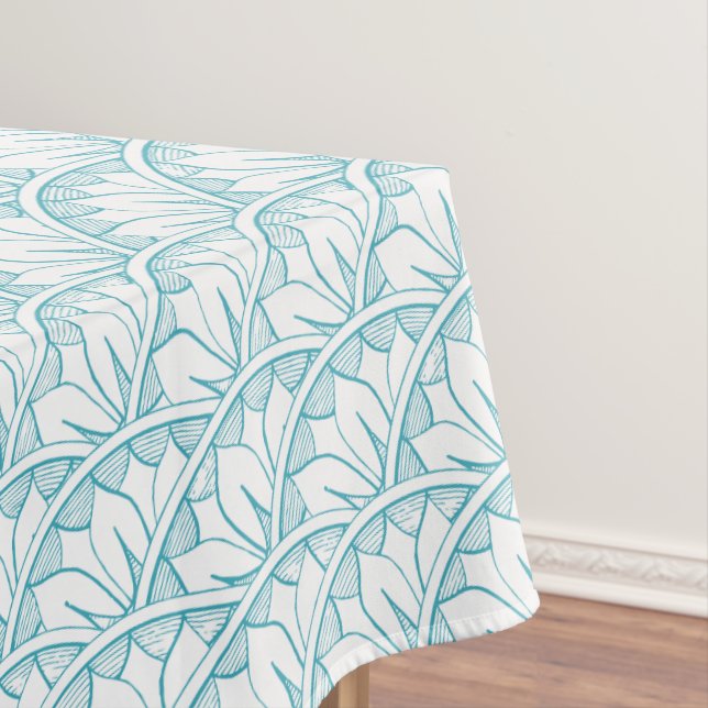 Nappe Motif de médaillon Vintage Abstrait (In Situ)