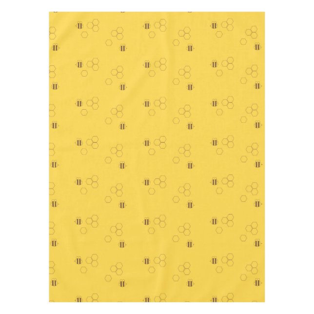 Nappe Motif de nid d'abeilles d'abeille (Devant)