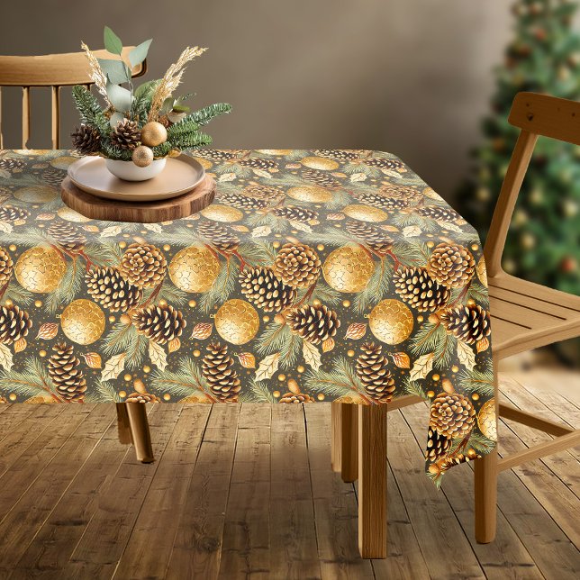 Nappe Motif de Noël Earth Tones #29 ID1009 (Créateur téléchargé)