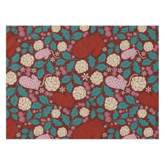 Nappe Motif de Noël Turquoise rouge confortable