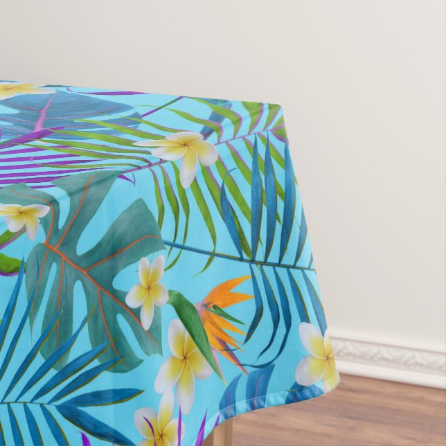 Nappe Motif de paradis tropical coloré (In Situ)