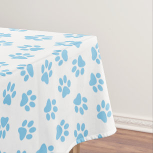 Nappe Motif De Pâtes, Poches De Chien, Bébé Pâtes Bleues