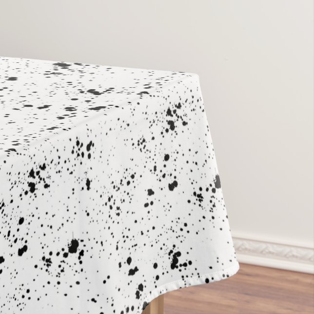 Nappe Motif de peinture noire (In Situ)