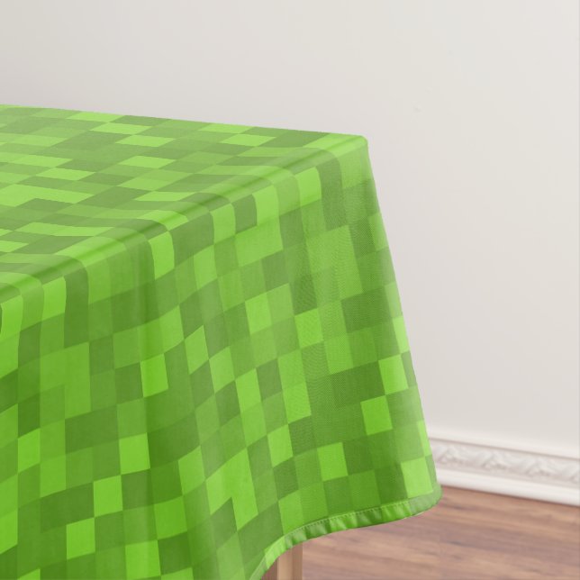 Nappe Motif de pixel vert Rétro 8 bits de jeu (In Situ)