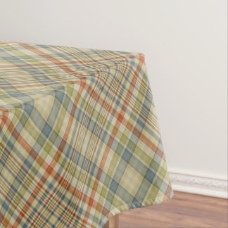 Nappe Motif de plaid de couleurs en pastel