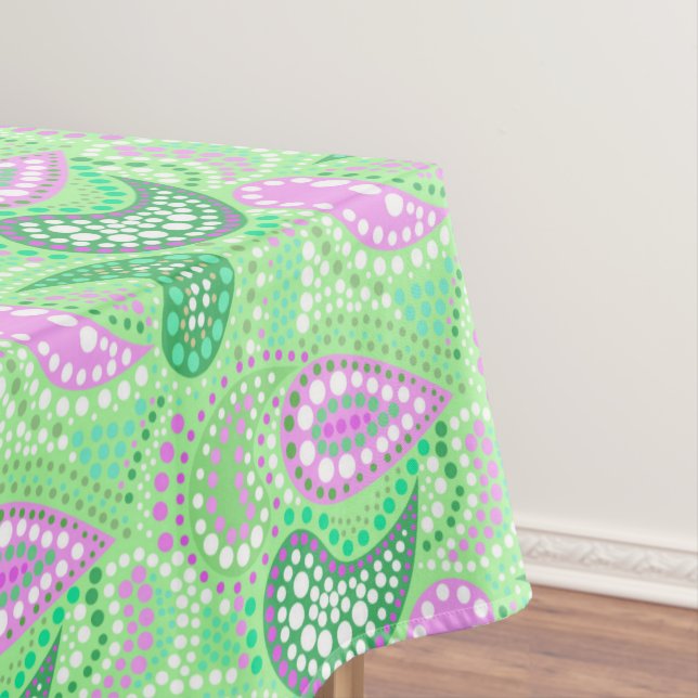 Nappe Motif de pois abstrait de concombres turcs (In Situ)