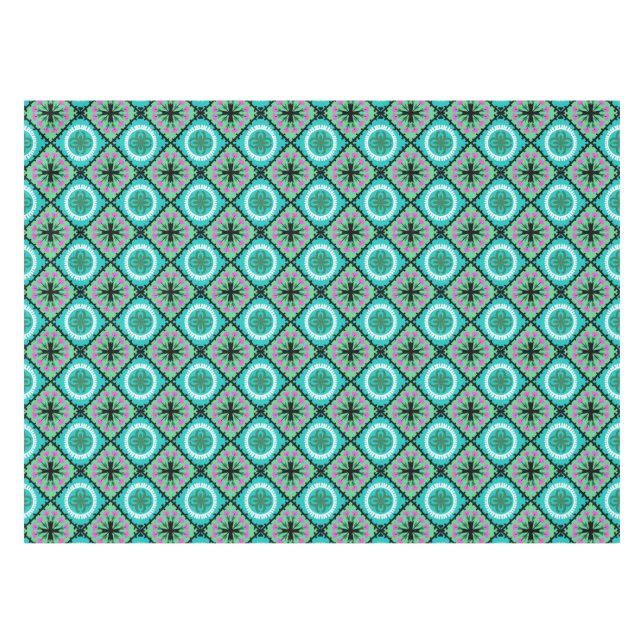 Nappe Motif de Suzani avec des motifs d'Ouzbékistan et (Devant (Horizontal))