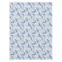 Motif de toile de pays français bleu
