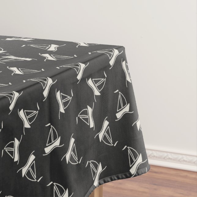 Nappe Motif de voilier de griffonnage (In Situ)