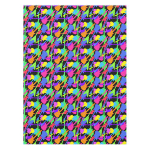 Nappe Motif d'éclaboussure de guitare