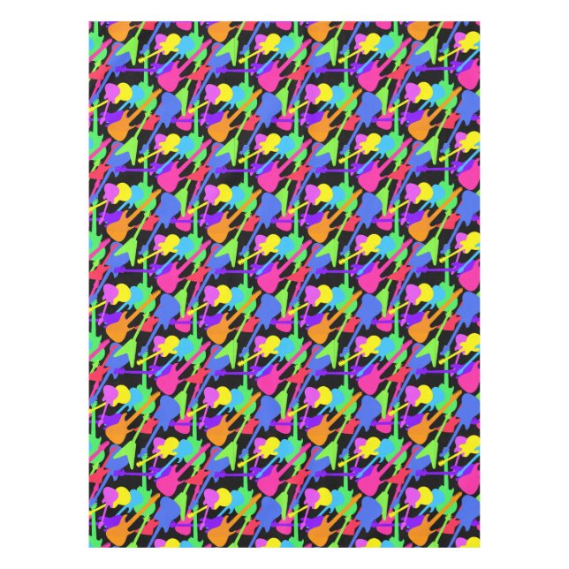 Nappe Motif d'éclaboussure de guitare (Devant)