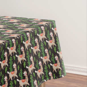 Nappe Motif décoré mignon de lamas
