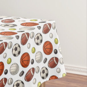 Nappe Motif d'équipements sportifs