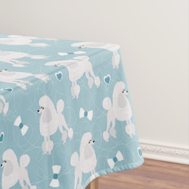 Nappe Motif des nouilles et des vaches blanches (In Situ)