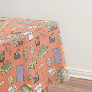 Nappe Motif d'icônes colorées AMIS™