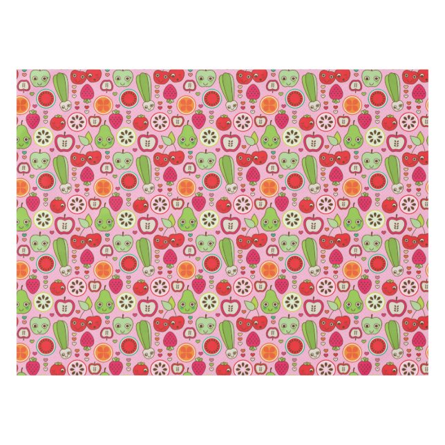 Nappe motif d'illustration de cuisine de fruit (Devant (Horizontal))