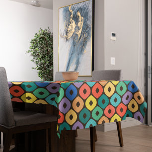 Nappe Motif d'oignon multicolore