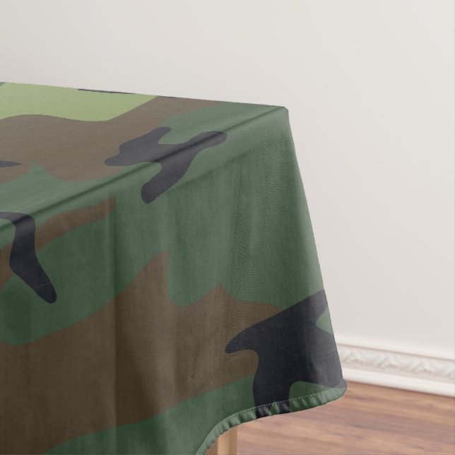 Nappe Motif du Camouflage Vert, Motif militaire, Armée (In Situ)