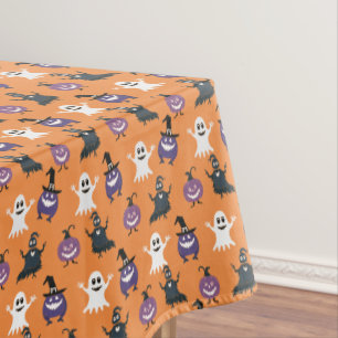Nappe Motif éffrayant Halloween sur un