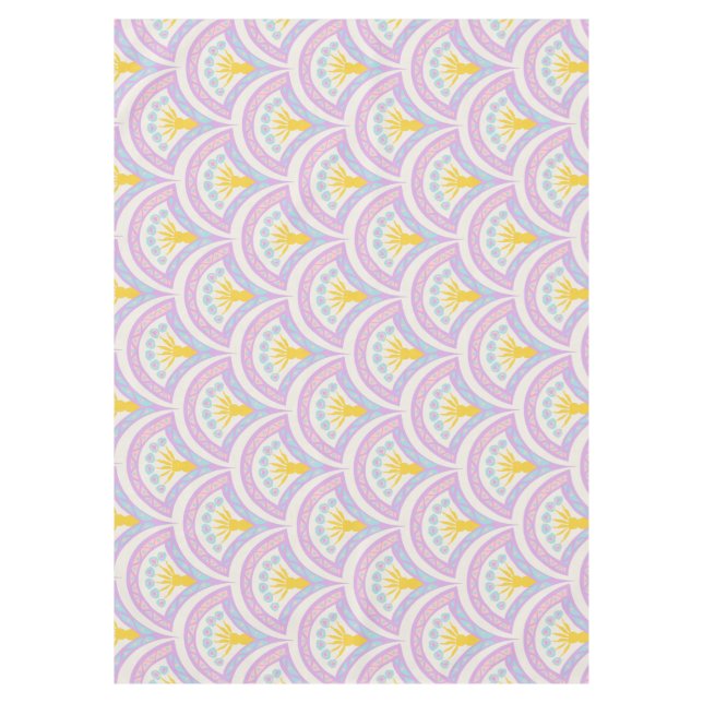 Nappe Motif en coquille de couleur pastel (Devant)