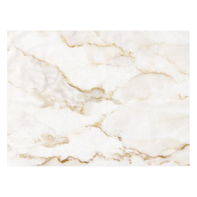 Nappe Motif en marbre à effet or moderne (Devant (Horizontal))