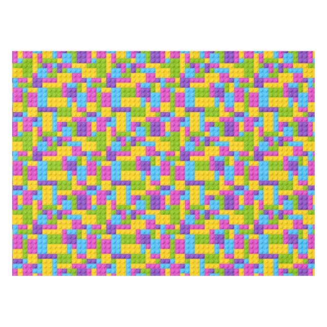 Nappe Motif en plastique de blocs de construction (Devant (Horizontal))